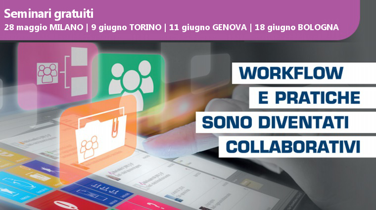 Seminario Workflow e Pratiche diventati Collaborativi