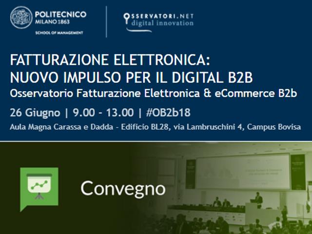 Top Consult partner dell’Osservatorio Fatturazione Elettronica & eCommerce B2b