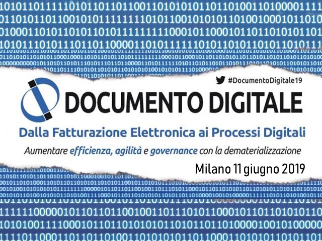 DOCUMENTO DIGITALE giugno 2019 | Dalla Fatturazione Elettronica ai Processi Digitali