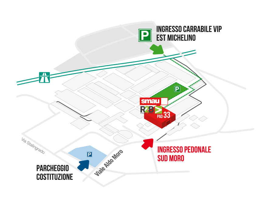 Come arrivare a Smau Bologna 2019