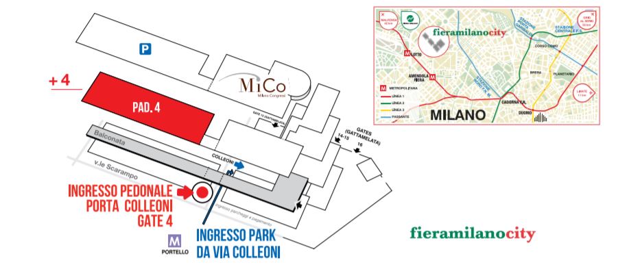Come arrivare a Smau Milano 2019