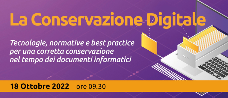 Conference 18 ottobre | La Conservazione Digitale