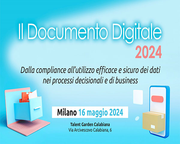 Convegno 16 maggio 2024 | “Il Documento Digitale”