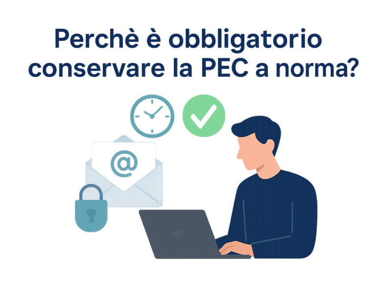 Perché è obbligatorio conservare la PEC a norma?
