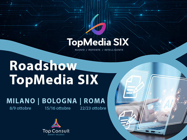 Roadshow TopMedia SIX 2025: tre tappe per scoprire la nuova gestione documentale