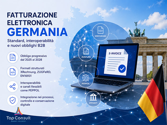 Fatturazione elettronica Germania: processi, standard e interoperabilità